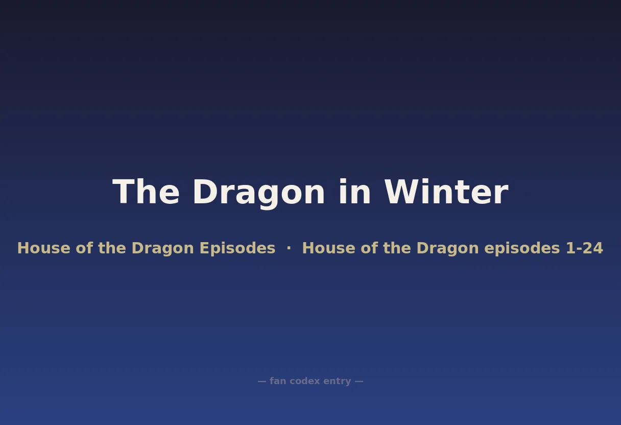 The Dragon in Winter
